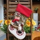 thumbnail image 3 of 2 calcetines de Navidad bolsas de regalo de Papá Noel bolsa de dulces de Papá Noel muñeca estéreo calcetines decorativos de Navidad bolsa de regalo 45*22cm, 3 of 4
