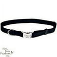 thumbnail image 3 of Coastal Adjustable Dog Collar with Metal Buckle, Blue, Medium - 1" x 14"-20", 3 of 3