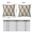 thumbnail image 2 of Pofeuu Geometric Print Double-sided plush pillowcase Square Throw Pillow Covers Pillows Cover for Living Room Bedroom Sofa Couch Cushion Cover（No pillow core）-18"x18", 2 of 7