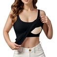 thumbnail image 3 of Women's Tank Top with Built In Bra Padded Shelf Bra Workout Camisole Casual Undershirt, 3 of 7