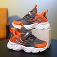 thumbnail image 5 of Zanarzt Big Kid Shoes Boys Shoes Kids Tennis School Sneakers Breathable Running Athletic Shoes Orange,US 11.5, 5 of 8