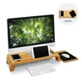 thumbnail image 2 of Cortesi Home Mia Natural Bamboo Monitor Stand With Mouse Pad,, 2 of 2