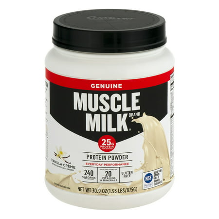 Muscle Milk Vanilla Creme Lean Muscle Protein Powder, 30.9 oz - Walmart.com