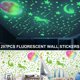 thumbnail image 1 of Pegatinas Que Brillan En La Oscuridad, Pegatinas De Pared Luminosas Diy, Pegatinas De Pared De Estrellas Y Luna Desmontables, Pegatinas Fluorescentes De Unicornio Impermeables De Pvc Muyoka Hogar, 1 of 6