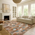 thumbnail image 6 of Addison Rugs Chantille Indoor/Outdoor Transitional Geometric Paprika Machine Washable Rectangle Rug, 8' x 10', 6 of 8