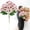 Hot Pink, variant on Artificial Bouquet 1 Stem Fake Flower for Wedding Home Hotel Decoration, Centerpiece Photography Prop Vase Filler Greenery