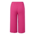 thumbnail image 4 of Women Pants Women's Pants Casual Pink Pants for Women Lounge Pants for Women Loose Fit Wide Leg Trousers Women Fall Pants for Women, 4 of 5