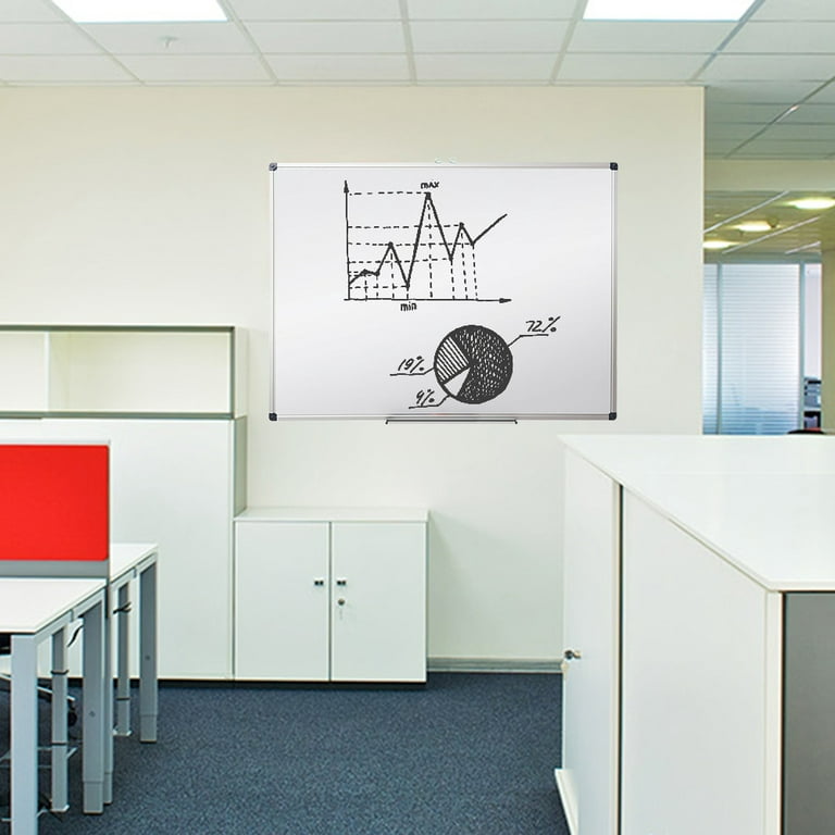XIWODE Dry Erase Magnetic Whiteboard with Lacquered Steel Surface
