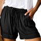 thumbnail image 1 of Pantalones cortos para mujer, moda sencilla, color negro, talla S, 1 of 5