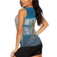 thumbnail image 3 of Womens Workout Tank Tops, Monk Walking On Water Racerback Tank Tops Quick Dry Vest Sleeveless Athletic Yoga Gym, 3 of 7