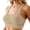 Beige, variant on XFeng Women Floral Lace Wireless Bra, Adjustable Thin Straps Seamless Comfort Push Up Bralette