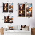 thumbnail image 4 of Designart "Zion National Park Utah Red Rock Wilderness" Utah Wall Art Set Of 2 - Grey Landscapes Wall Decor Set Of 2, 4 of 7