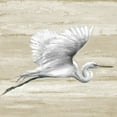 thumbnail image 2 of Pinto, Patricia 15x15 White Modern Wood Framed Museum Art Print Titled - Neutral Great Egret I, 2 of 4