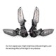 thumbnail image 2 of Motorcycle Transparent White LED Turn Signal Light for, 2 of 5