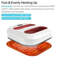 thumbnail image 4 of Machine Handheld Heat Press Machine 9x9in Iron Press Fast Heat Up Adjustable Temperature and Timer Auto Shutdown Safety Function for Shirt Bags Hats, 4 of 5