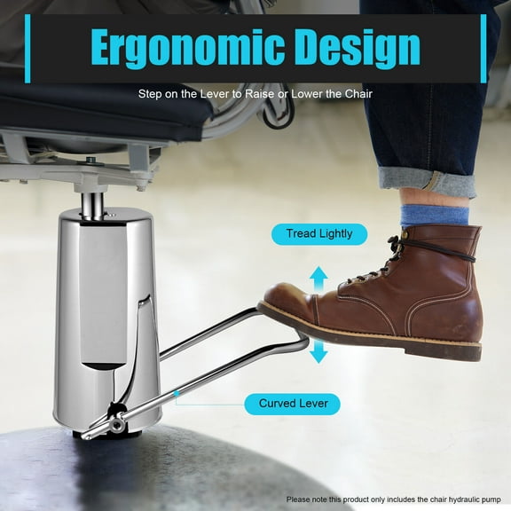 Miumaeov Barber Chair Hydraulic Pump Replacement 4 Screw Beauty Salon Adjustable Height