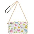 thumbnail image 2 of FORMRS Women Crossbody Purse with Chain Strap Vegan Leather Shoulder Handbag, Colorful Easter Eggs, 2 of 7
