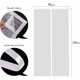 thumbnail image 4 of Magnetic Screen Door 90x210cm Anti Fly Curtain Adhesive Strip Automatic Closing Ultra Fine Mesh Tool-Free Installation Easy for Kids and Pets, White, 4 of 5