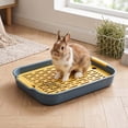 thumbnail image 5 of Indoor Cat Litter Pan with High Sides Easy Cleaning Tray for Clumping Sand Control Pet Supplies, 5 of 6