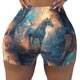 thumbnail image 2 of Fotbe Forest Lake White Horse Shorts Sin Costuras – Shorts Deportivos de Cintura Alta para Mujer, Elásticos para Gimnasio, Yoga, Running o Ciclismo-Large, 2 of 8