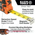 thumbnail image 2 of Klein Tools Tape Measure 30-Foot Magnetic Double-Hook (86230), 2 of 6