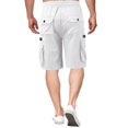 thumbnail image 2 of KaLI_store Shorts Men Men's Stretch Quick Dry Cargo Shorts for Hiking, Camping, Travel White,XXL, 2 of 5