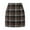 Coffee_#10, variant on Nokdvo Skirts Womens Trendy Christmas Holiday Plaid High Waist Short Skirt Fall Winter Casual Bodycon Mini Skirts,Brown M