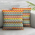 thumbnail image 3 of ONETECH Colorful Bohemian Throw Pillow Covers, Boho Pattern Decorative Throw Cushion Case, for Sofa and Living Room, 3 of 5