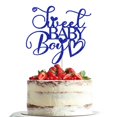 thumbnail image 1 of Decoración para tartas Dxsdgetue Sweet Baby Boy Blue Glitter Oh Boy, 1 of 8