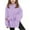 X06-Light Purple, variant on Girls Hoodies Size 14-16 Long Sleeve Pullover Hoodie Machine Washable Graphic Print Cropped Sweatshirt Children Fall Winter Teen Girl Clothes Grey
