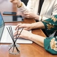 thumbnail image 3 of HOSSIAN 50pcs Diffuser Sticks - Fragrance Refill Black Fibre Reed Thick Diffuser Sticks for Diffuser Oils (7.5/19cm), 3 of 8