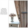 thumbnail image 5 of Vintage Wood Door Curtains Rustic Farmhouse Barn Door Rustic Theme Pattern Blackout Curtains Vintage Cottage Living Room Printed Curtains 42x54 Inches 2 Panels, 5 of 6