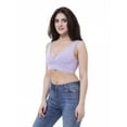 thumbnail image 3 of Women's Maternity Bra Slim Crop Top Lounge Wear, M, Lilac, by Ambesonne, 3 of 3