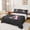Black Pink A, variant on Feelyou Leopard Print Bow Letter K Initial Twin Sheets for Girls, Brown Animal Print Bedding, 3pcs, 1 Flat Sheet, 1 Fitted Sheet and 1 Pillowcase