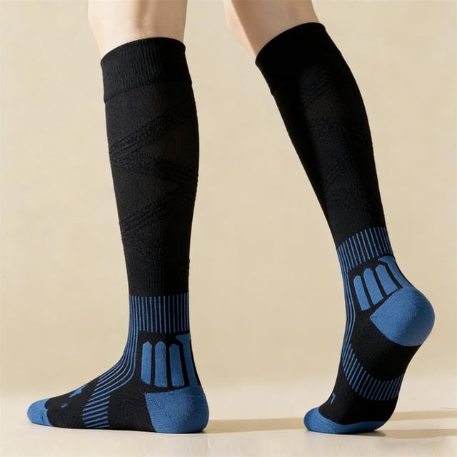 Compression Stockings For Daily Casual Use With Cushioned SolesDelivering Comfort And Odor Control For All Seasons End
