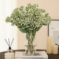 thumbnail image 1 of Danhjin Plas Tic Simulation Greenery Plastic Simulation Tree Leaves Simulation White Edge Leaves Mint Leaves Simulation Leaves Simulation Flowers Fake Flowers Greeneries Decoration, 1 of 7