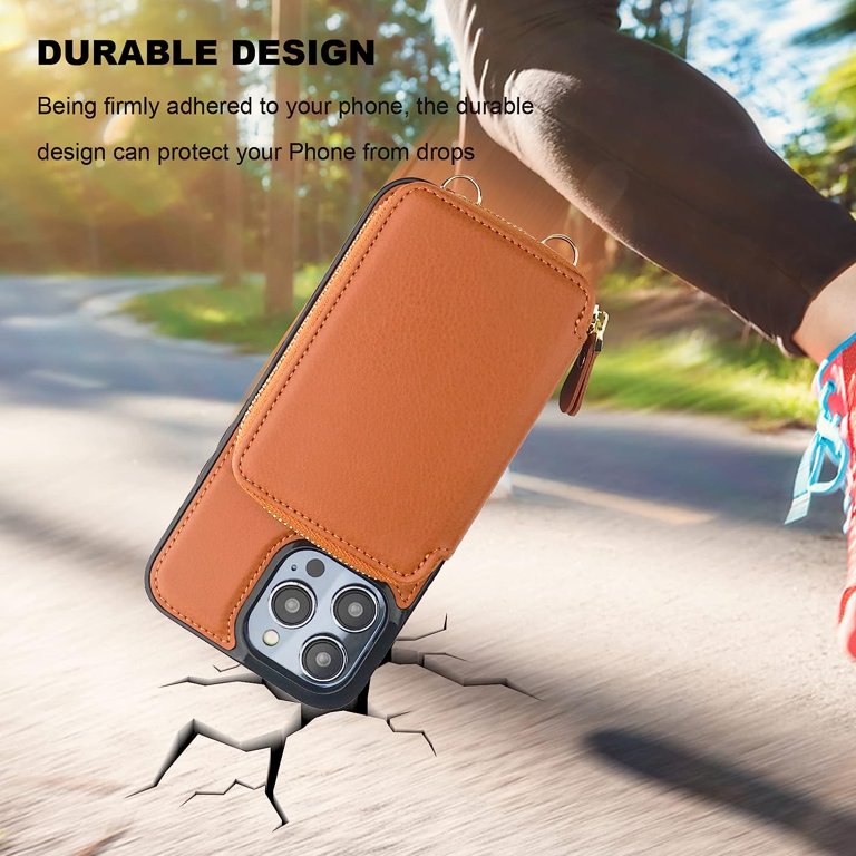 MRRSIWEI For IPhone 16 Pro Max Case For Women, Crossbody Wallet Case