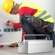 thumbnail image 5 of Caja de herramientas plegable tipo maleta con asa, resistente y voladiza, para taller. Doble capa, 5 of 6