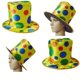 thumbnail image 3 of Sombrero de payaso divertido, peluca de pelo, máscara, zapatos, bolsa, accesorios de ropa de circo, vestido de fiesta, disfraz de cumpleaños, Navidad, 3 of 4
