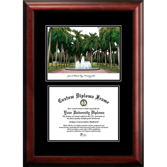 University of Miami 8.5" x 11" Diplomate Diploma Frame