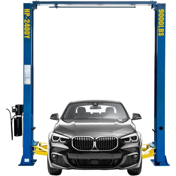 HPDMC 110V Two Post Car Lift, 9,000 LBS Overhead Heavy Duty 2 Posts Auto Hoist Truck Lift for Garage w/ 36 Months Parts Replacement