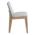 thumbnail image 4 of Moe's Home Collection Deco 18" Fabric Dining Chairs in Light Gray (Set of 2), 4 of 5