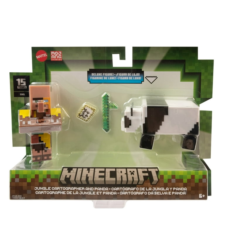 Minecraft Toys, 2-Pack of Action Figures, Gifts for Kids