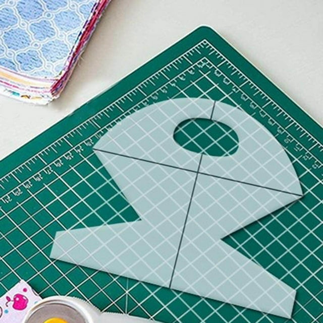 pitrice Acrylique Bol Wrap Cookies Panier Modèle pour la Couture Patchwork Règle 15 Pouces