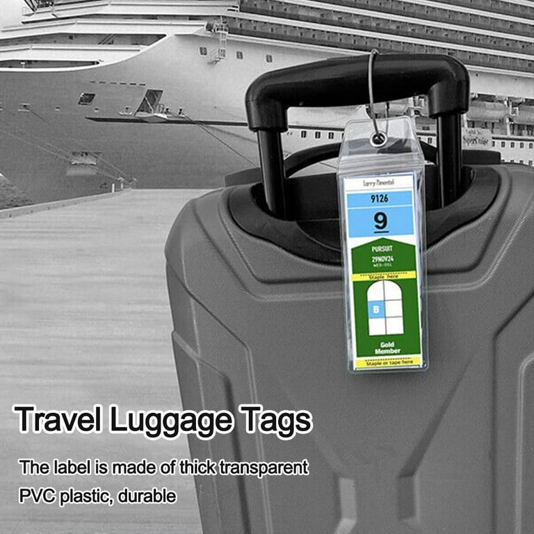 20Pcs Cruise Luggage Tags for Suitcases Compatible with Celebrity Cruise Luggage Tag Holder Cruise Luggage Tags Royal Caribbean Luggage Tag Holders Travel Essentials Cruise Lanyard Silver Walmart