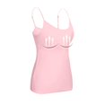 thumbnail image 6 of Women's Camisole with Built-in Bra Thin Straps Adjustable Fitness Yoga Top, 6 of 9