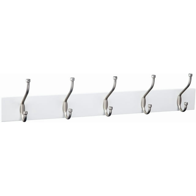 Perchero de pared, 5 ganchos estándar