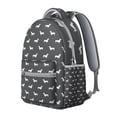 thumbnail image 2 of Dachshund Backpack for School,Cute School Bag,Schoolbag with Adjustable Shoulder Straps & Padded Back,15.3"x11"x7.1"., 2 of 6