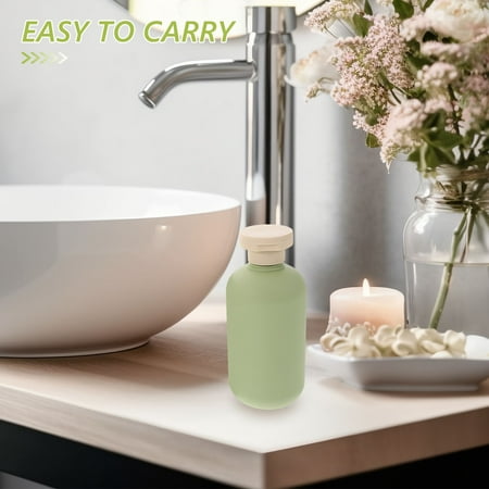 LOLIPPYY 3Pcs Leak Proof Portable Travel Bottles Set for Shampoo Lotion Body Wash with Assorted Colors