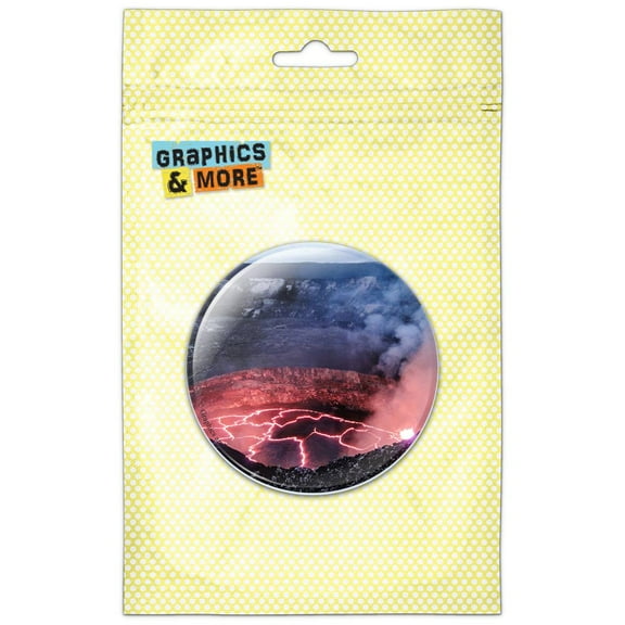Molten Lava Pinback Button Pin Badge